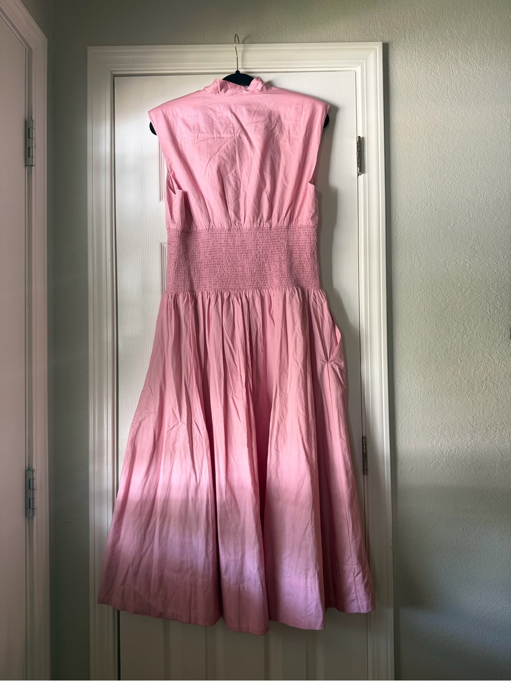 Anthropologie Tommie Sleeveless Smocked Waist Dress - Picture 3 of 8
